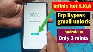 infinix hot 9 10 frp bypass gmail account | bypass google account Android 9 10 frp unlock