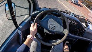 1997 Mercedes Sprinter I [2.9 TD 102HP] | POV Test Drive #1110 Joe Black