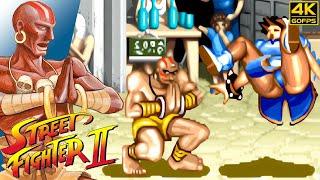 Street Fighter II - Dhalsim (Arcade / 1991) 4K 60FPS