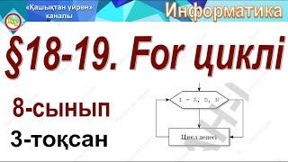 for циклі 8 сынып 3 токсан