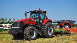 Трактор Case IH Magnum 340 с культиватором Amazone Cenius 4003