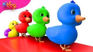 Five Little Ducks | Kids Songs | BluLoo Nursery Rhymes & Kids Songs