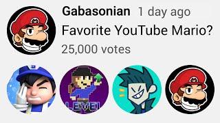 Favorite YouTube Mario? SMG4, Level UP, TerminalMontage, Gabasonian