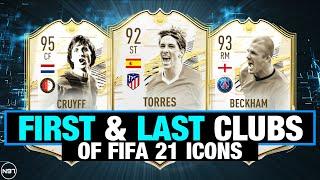 FIFA 21 | FIRST AND LAST CLUBS OF FIFA ICONS | ft. Torres, Beckham, Cruyff,...