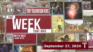 TROY TrojanVision The Week That Was for the week of September 27, 2024