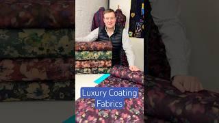 Luxury Coating Fabric - Soft, Smooth, Warm