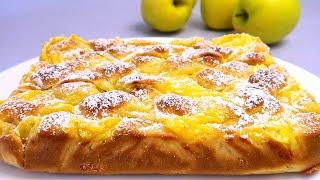 APPLE PIE with Custard Cream! Tastier Charlotte!