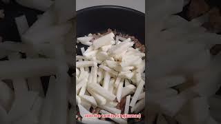 Stir Fry Turnip ( Singkamas) Chinese Recipe #shorts #chinesefood #easyrecipe