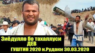 ГУШТИН 2020 Зиёдулло  (ДЕВ) пахлавон дар н.Рудаки