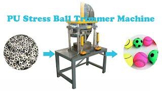 Polyurethane Flexible Foam Stress Ball PVC Film Cutting Machine