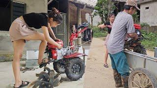 The genius girl, restored the mini milling machine for her uncle