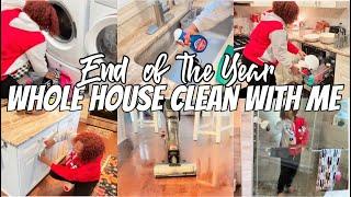 END OF YEAR CLEAN WITH ME | WHOLE HOUSE CLEAN WITH ME