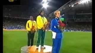 CATHY FREEMAN -CEREMONY- Sydney 2000 OLYMPICS 400m