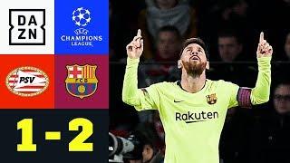 Barca Gruppensieger dank Lionel Messi: PSV - FC Barcelona 1:2 | Champions League | Highlights