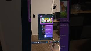 Telegram on Quest 3 #telegram #meta  #quest3 #vr