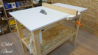 Making a simple table saw / Homemade table saw part 1 / Tezgah testere yapımı