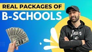 Real Packages Of All B-Schools - Part 2 | Real Truth | Best ROI Colleges #mba