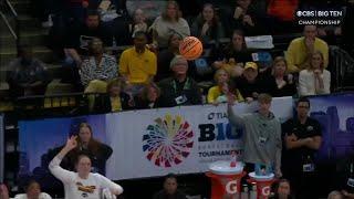 Close Game: Final 3 Minutes of Iowa vs. Nebraska | B1G Women's Basketball Championship | 03/10/2024