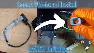 Bosch 4.2 Wideband Install w/AEM Infinity ECU