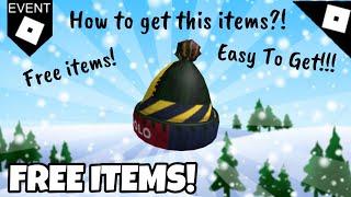 FREE ITEMS! HOW TO GET Ralph Lauren Polo Color Blocked Beanie! (ROBLOX WINTER ESCAPE EVENT)