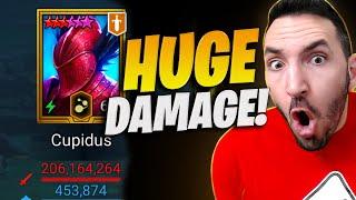 I WAS SLEEPING ON CUPIDUS FOR SO LONG! INSANE DAMAGE! | RAID SHADOW LEGENDS