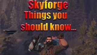 Skyforge - Things you should know as a beginner (Before you become a Junior God)