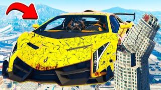 НАШЁЛ ЗАБРОШЕННУЮ ОГРОМНУЮ ЛАМБОРГИНИ в ГТА 5 МОДЫ! и ОБЗОР МОДА в GTA 5 ONLINE ВИДЕО ИГРА MODS