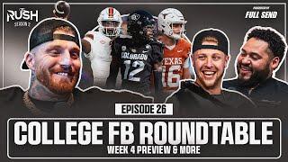 Week 3 Breakdown, College Football Roundtable & The Travis Hunter Show! | The Rush with Maxx Crosby