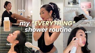 the ultimate EVERYTHING shower routine | skincare, haircare, bodycare + shave routine