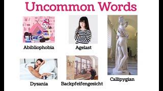 10 Most Unique and Uncommon Words in English | Uncommon Words and Meanings