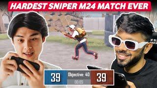 Best BGMI Sniper Player vs Android Gamer | Hardest M24 Match