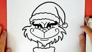 COMO DIBUJAR AL GRINCH DE NAVIDAD