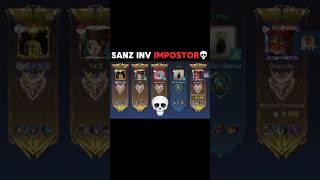 SANZ INV THE IMPOSTOR #mobilelegends #alucard #dracula #mlbb #shorts