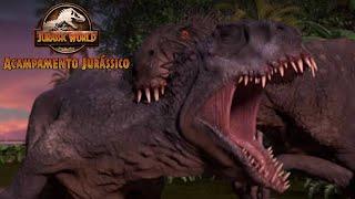 Scorpios Rex Vs Scorpios Rex | Jurassic World: Acampamento Jurássico