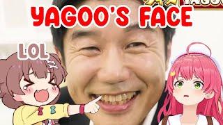 Miko and Korone Can't Stop Laughing at Yagoo's Funny Video (Mikkorone 24 Hours)