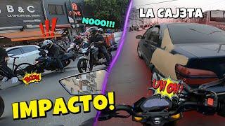 CHOQU3 contra un RENAULT 19 una BRONCA / se le CRUZO y CHAU moto / Observaciones Diarias 199