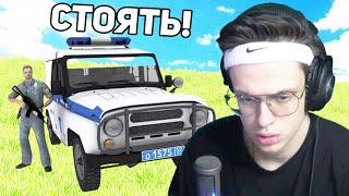 СБЕЖАЛ ОТ МЕНТОВ В GTA CRMP BLACK RUSSIA #shorts