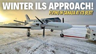 ILS Approach... Canadian Style! | Full IFR Approach and Landing Pilot Vlog