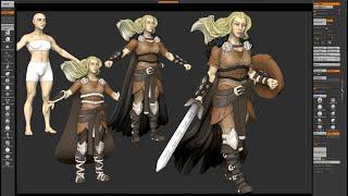 Sculpting an Elven Fighter in ZBrush for 3D Printing