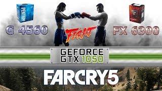 Far Cry 5 | G4560 VS FX 6300 (GTX 1050) 1080p Benchmarks