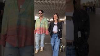 #sussannekhan with boyfriend snapped at #mumbai #airport #shorts #bollywood #actress