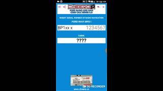 RADIO CODE CALC FOR FORD V FORD M FORD Z FORD TRAVELPILOT FORD BLAUPUNKT FORD MFD FORD BECKER