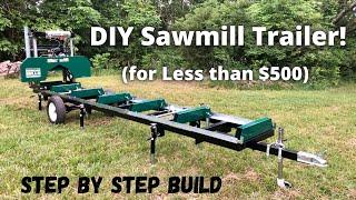 DIY Sawmill Trailer Build & Tutorial (Woodland Mills HM126)