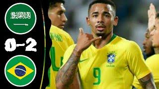 Saudi Arabia vs Brazil 0-2 All Goals & Extended Highlights 12-10-2018