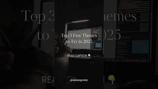 Top 3 Free Themes to Try in 2025#wordpress2025 #freethemes #wordpressdesign