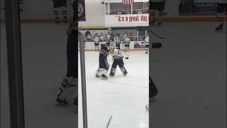 Goalie scrap