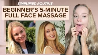 Beginner’s 5-Minute Full-Face Massage Simplified Routine | Anastasia Beauty Fascia