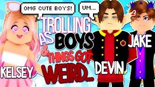 WE TROLLED AS BOYS & WEIRD THINGS HAPPENED IN ROYALE HIGH… ROBLOX Royale High Funny Moments