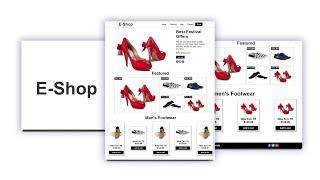 How to Make E-commerce Website Using Html Css in Hindi | Online Shopping Websites kaise banaye