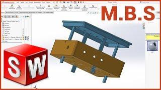 #SolidWorks проектирование корпуса в сборке метод сверху вниз